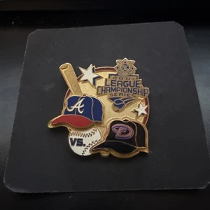 Arizona Diamondbacks Atlanta Braves League Championship Series 2001 MLB Pin MORE - Picture 1 of 1
