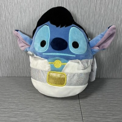 Squishmallows Disney Stitch 8” Stitch As Elvis Rock And Roll Jumpsuit BENT TAG - Image 1 of 3
