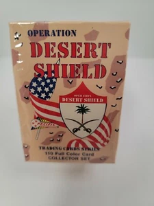 1991 Operation Desert Shield Trading Cards Series 110 Full Color Collector Set - Picture 1 of 5