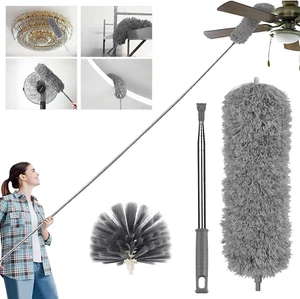 Microfiber Duster, Necomi® with Extension Pole(Stainless Steel) 30 to 100 Inc... - Picture 1 of 12