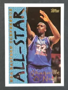 Shaquille O'Neal 1994-1995 Topps All Star Basketball Card #13 (NM) - Foto 1 di 2