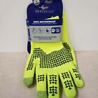 SEALSKINZ Waterproof All Weather Ultra Grip Knitted Glove in Neon Size SMALL