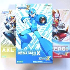 Kotobukiya Mega Man X & Zero & AXL 1/12 scale model kit set of 3 from Japan - Picture 1 of 2