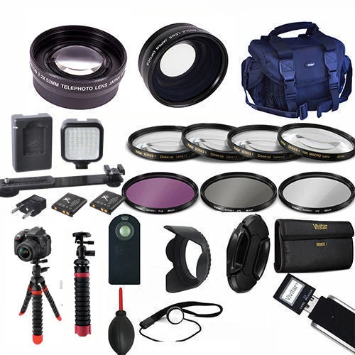  LED LIGHT / LENS / TRIPOD/ PRO Kit for SONY ALPHA A5000 A5100 A6000 A6300 A5300 - Image 1 of 4