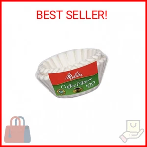 Melitta 629524 8 To 12 Cup White Coffee Basket Filters 200 Count - Picture 1 of 2