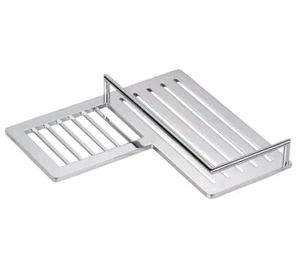 Ginger 28504L/PC Surface Corner Shower Shelf - Left in Satin Nickel NEW - Picture 1 of 1