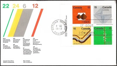 🍁Canada   #585a ULpb    "EARTH SCIENCES"    Brand New  1972 First Day Cover - Image 1 of 2