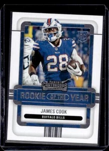 2022 Panini Contenders #ROY-JCO James Cook Rookie of the Year Contenders Emerald - Picture 1 of 2
