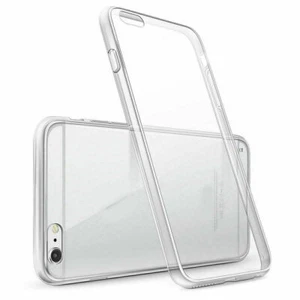 New Clear Transparent Slim Sleek Thin TPU Plastic Case for 7, 8, SE 2nd, 3rd Gen - Picture 1 of 7