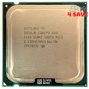 Intel Core 2 Duo E6420 2.13GHz 2-Core LGA775 Desktop CPU Processor 65W SLA4T - Picture 1 of 1