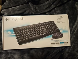 Combo de teclado y mouse con cable Logitech K120 caja abierta - Imagen 1 de 6