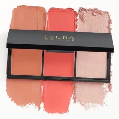 Laura Geller Multitasking Cream to Powder Trio Blush Meet the Pinks New MSRP $32 - Image 1 of 3
