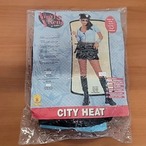 Vinyl Vixens City Heat by Rubies Adult Sexy Cop Costume size small 6-10 - Picture 1 of 6