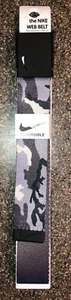 The Nike Golf Web Adjustable Belt With Bottle Opener Camo Up To Sz 42 NWT - Picture 1 of 5