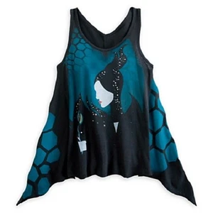 MALEFICA~DrApEd TaNk TuNiC~TACHUELAS METÁLICAS~Adulto~Mujeres~NUEVO CON ETIQUETAS~Tienda Disney - Imagen 1 de 6