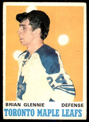1970-71 O-Pee-Chee Brian Glennie Toronto Maple Leafs #216 - Image 1 of 2