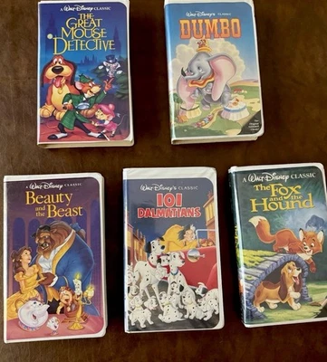 Disney Black Diamond VHS Clamshell Edition Other Movies Available - Image 1 of 3