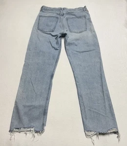 AGOLDE 90’s Pinch Waist High Rise Jeans Damen 30 Blue Denim Distressed - Bild 1 von 9