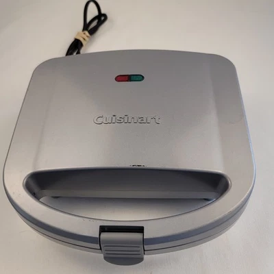 Parrilla Sandwichera Gris Cuisinart Modelo CSM-4GRSA Probada/Funciona Foto 1 de 4