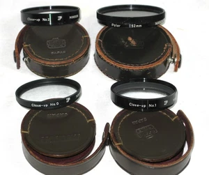 Nikon Nikkor 52mm F MACRO CLOSE UP LENS No 0 + 1 + 2 Diopter Attachments +Filter - Picture 1 of 12