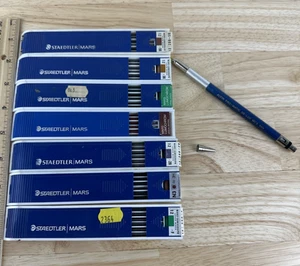 Alvin Pro-Matic MC5 Zeichen Druckbleistift mit Staedtler Mars Minen gemischt - Bild 1 von 8