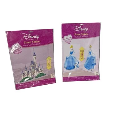 Disney Princess Cinderella & Castle Scene Setters Party Supply Wall Decorations - Image 1 of 4