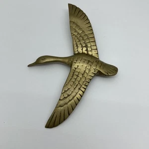 Vintage Brass Goose Bird Door Knocker - Picture 1 of 10