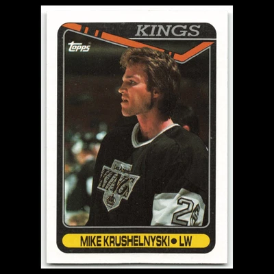 Mike Krushelnyski #167 1990 Topps Los Angeles Kings Hockey Card NHL NM - Image 1 of 3