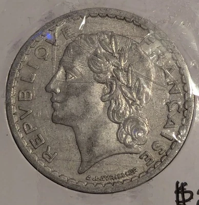 Francia, 1947, 5 francos Foto 1 de 2