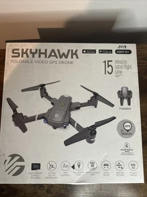 Cuadricóptero Vivitar DRC447 SkyHawk Plegable Video Drone 1080P HD Video en Vivo Foto 1 de 4