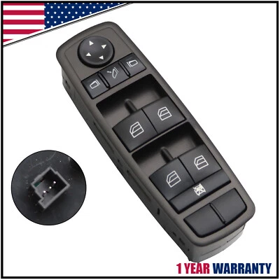 Interruptor de control maestro de ventana de coche ABS 2518300290 para Mercedes-Benz ML350 2006-11 Foto 1 de 4