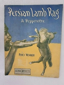 "Persian Lamb Rag" A Pepperette by Percy Wenrich Vintage Sheet Music - Picture 1 of 4