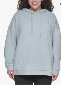 Suéter para mujer Marc New York by Andrew Marc talla: M sudadera con capucha azul - Imagen 1 de 3