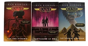 Rick Riordan Complete Kane Chronicles 1-3 set Red Pyramid Throne Serpent's lot 3 - Picture 1 of 3