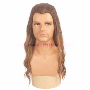 Mens Wig for Thor Love and Thunder Cosplay Long Ombre Blonde Curly Wig Halloween