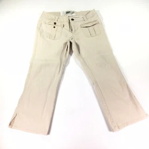 Womens Jeans Anchor Blue 7 Front Pockets Tan - Picture 1 of 12