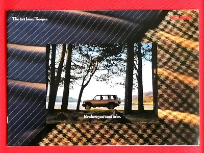 1991-96 ISUZU TROOPER Sales Brochure - Std Duty Citation V6 TD Colours (Bighorn) - Image 1 of 4