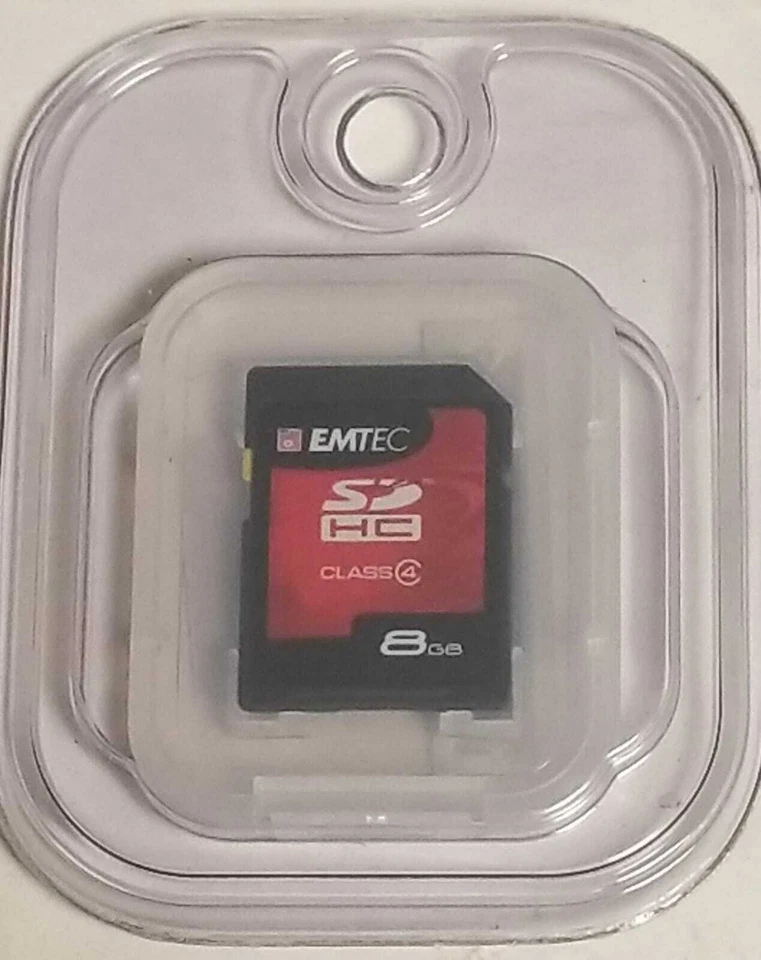 Emtec SDHC Memory Card 8GB  (LOC 404 CR-12) - Image 1 of 1