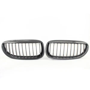 Carbon Fiber Front Grille fit for BMW E63 E64 LCI M6 630 645 650 5.0L ABS L&R - Picture 1 of 8