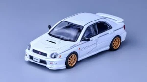 Furuya 1/64 SUBRARU Impreza WRX STi Mines S202 Diecast Toys Car Models Miniature - Foto 1 di 26