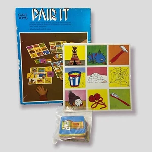 Pair It Matching Game Vintage 1974 Galt Toys Made In England EXTREMELY RARE - Picture 1 of 9