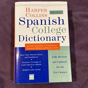 HarperCollins Spanish College Dictionary- 5th Edition - Picture 1 of 4