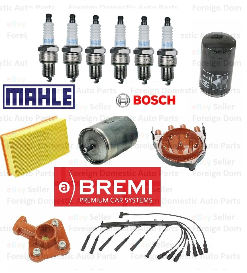 Kit completo de puesta a punto para BMW E30 325 aire aceite gas tapa rotor cables de entrada enchufe Foto 1 de 1