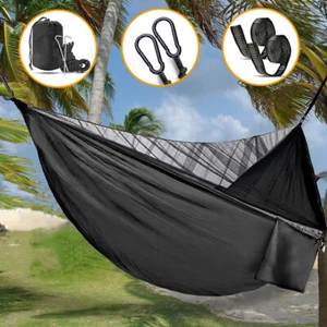 Camping Hängematte Fallschirm Hängematte Swing Hängematte für Erwachsene Kinder - Bild 1 von 12