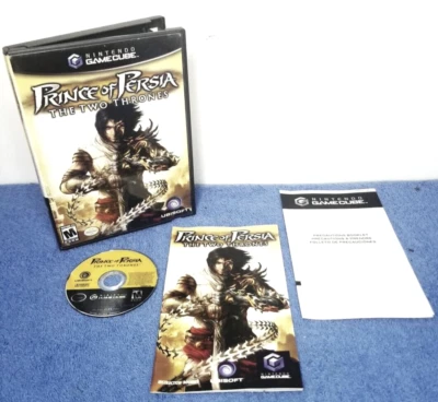 Prince of Persia: The Two Thrones (Nintendo GameCube, 2005) CIB - Image 1 of 4