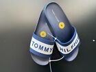 New TOMMY HILFIGER Women's DALAH-C Slide Sandal Slipper Flip Flop Size 8 Navy