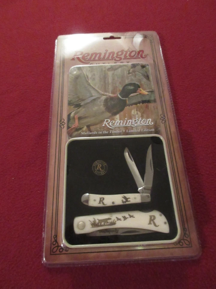 Remington Accessories 15686 Duck Tin Collector Gift 2.75" Peanut/3.5" Lockback