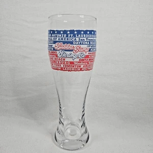 Bubba Gump Shrimp Co. Run Across America All Cities Beer Pint Glass 8.5” NEW - Picture 1 of 6