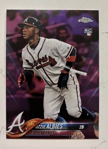 2018 Topps Chrome - Pink Refractor #72 Ozzie Albies (RC) - Bild 1 von 2