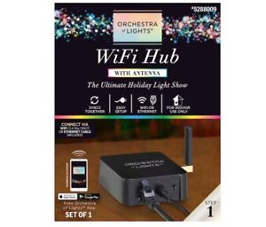 Gemmy Orchestra of Lights WiFi Hub w/Antenna Smart App - Upgraded in 2023